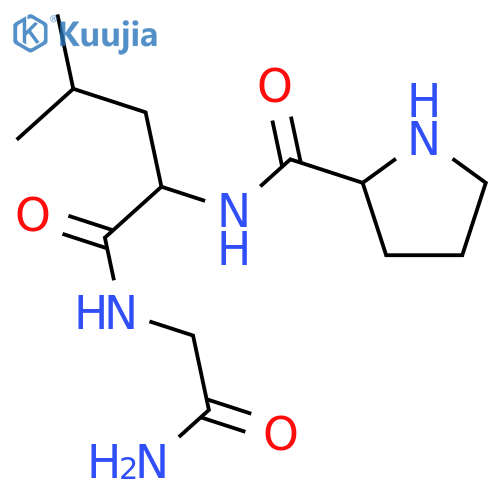 Glycinamide,L-prolyl-D-leucyl- (9CI) structure