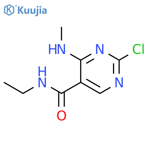 2-Chloro-N-ethyl-4-(methylamino)pyrimidine-5-carboxamide structure