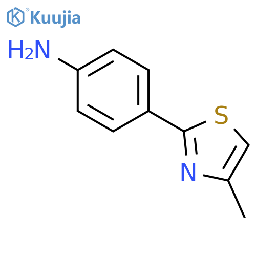 4-(4-methyl-1,3-thiazol-2-yl)aniline structure