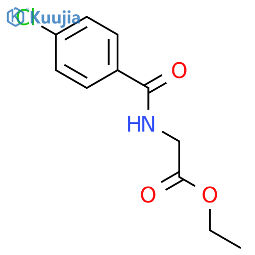 Ethyl 2-(4-Chlorobenzoyl)AminoAcetate structure