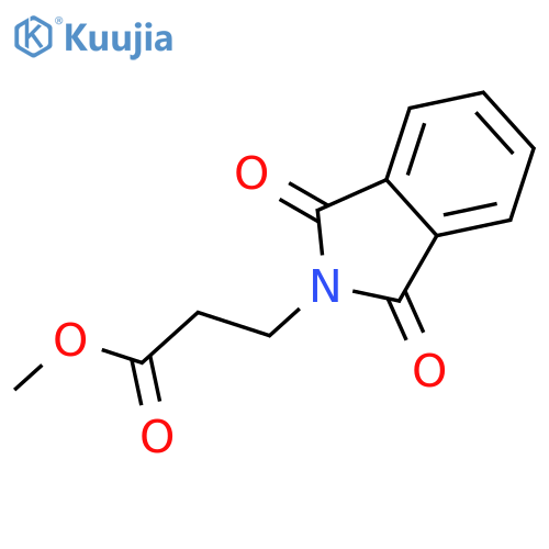 methyl 3-(1,3-dioxo-2,3-dihydro-1H-isoindol-2-yl)propanoate structure