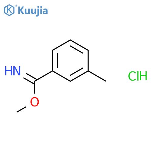 BENZENECARBOXIMIDIC ACID, 3-METHYL-, METHYL ESTER, HYDROCHLORIDE structure