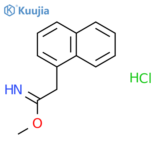 1-Naphthaleneethanimidic acid, methyl ester, hydrochloride structure