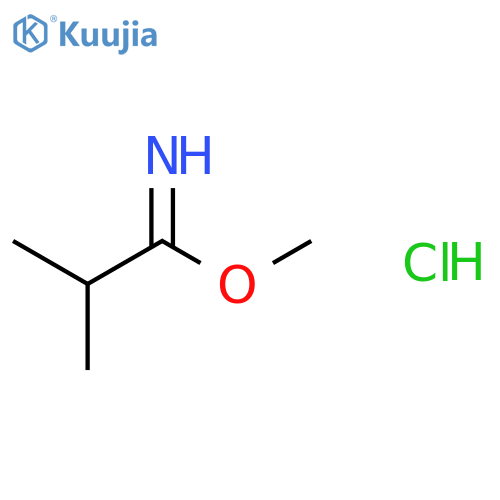 methyl 2-methylpropanimidoate hydrochloride structure