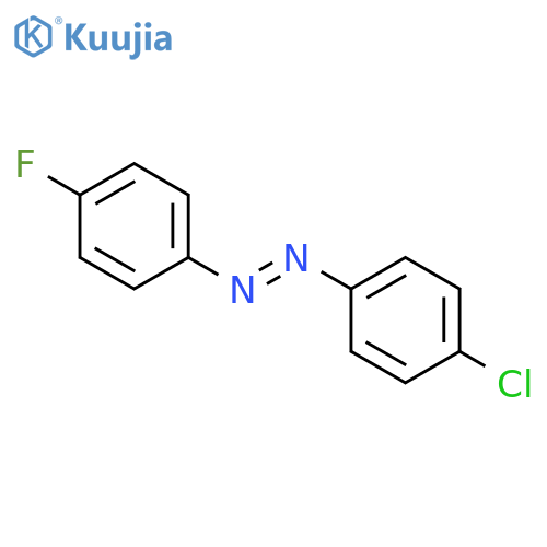 Diazene, (4-chlorophenyl)(4-fluorophenyl)- structure
