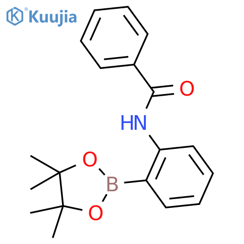 N-[2-(4,4,5,5-tetramethyl-1,3,2-dioxaborolan-2-yl)phenyl]benzamide structure