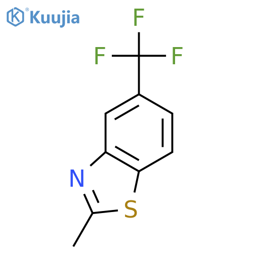 2-methyl-5-(trifluoromethyl)-1,3-benzothiazole structure