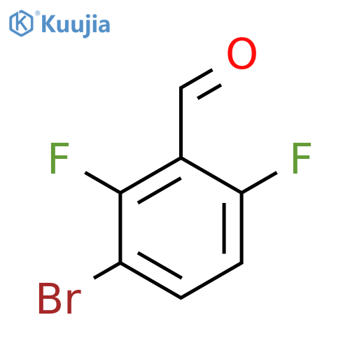 3-Bromo-2,6-difluorobenzaldehyde structure