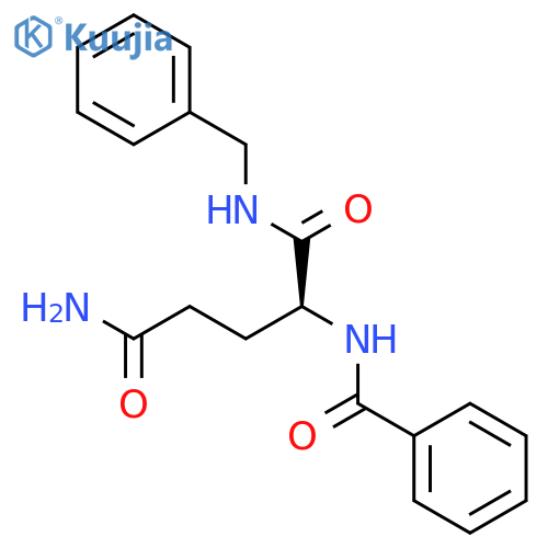 Pentanediamide, 2-(benzoylamino)-N1-(phenylmethyl)-, (2S)- structure