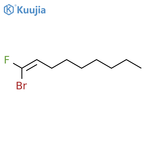 1-Bromo-1-fluoronon-1-ene structure