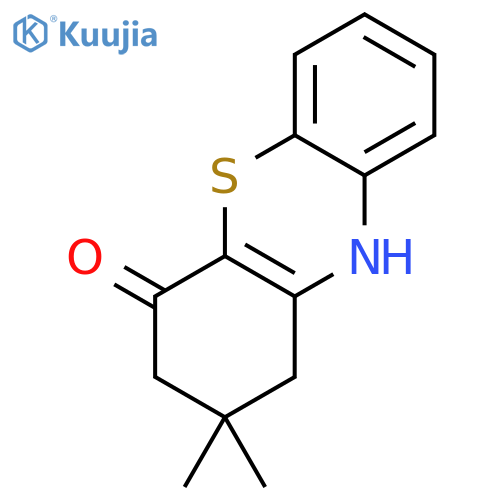 2,2-dimethyl-2,3,4,10-tetrahydro-1H-phenothiazin-4-one structure