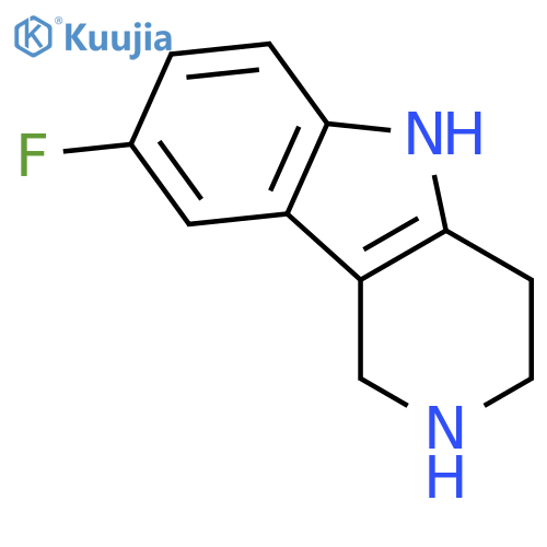 8-fluoro-1H,2H,3H,4H,5H-pyrido[4,3-b]indole structure