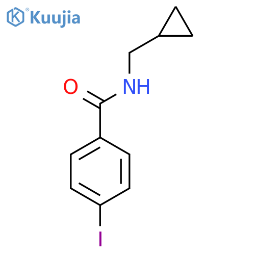 N-(Cyclopropylmethyl)-4-iodobenzamide structure