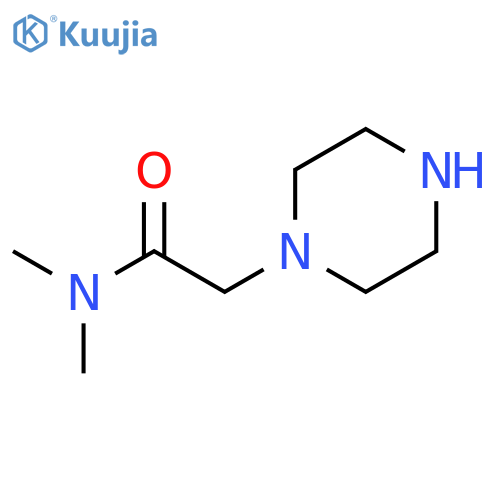 N,N-Dimethyl-2-(piperazin-1-yl)acetamide structure
