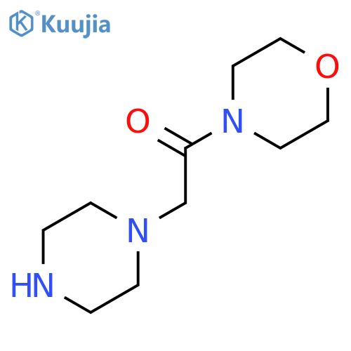 1-(morpholin-4-yl)-2-(piperazin-1-yl)ethan-1-one structure