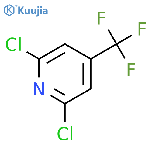 2,6-Dichloro-4-(trifluoromethyl)pyridine structure