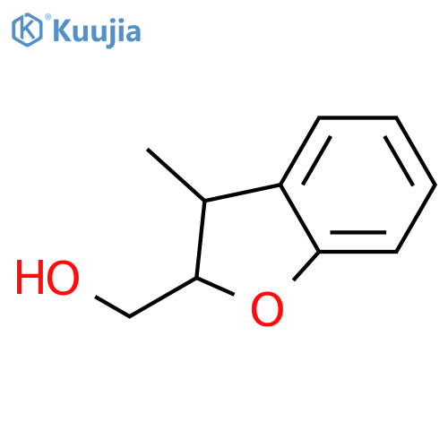 (3-methyl-2,3-dihydro-1-benzofuran-3-yl)methanol structure