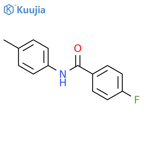 4-fluoro-n-(4-methylphenyl)benzamide structure