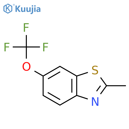 2-Methyl-6-(trifluoromethoxy)benzo[d]thiazole structure