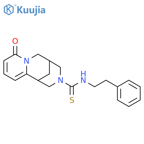 6-oxo-N-(2-phenylethyl)-7,11-diazatricyclo7.3.1.0^{2,7}trideca-2,4-diene-11-carbothioamide structure