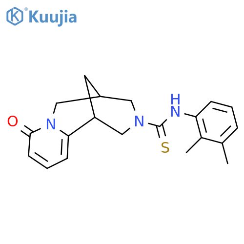 N-(2,3-dimethylphenyl)-6-oxo-7,11-diazatricyclo[7.3.1.0^{2,7}]trideca-2,4-diene-11-carbothioamide structure