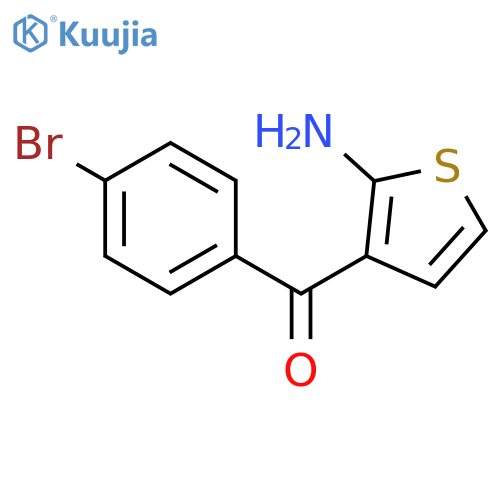 3-(4-bromobenzoyl)thiophen-2-amine structure