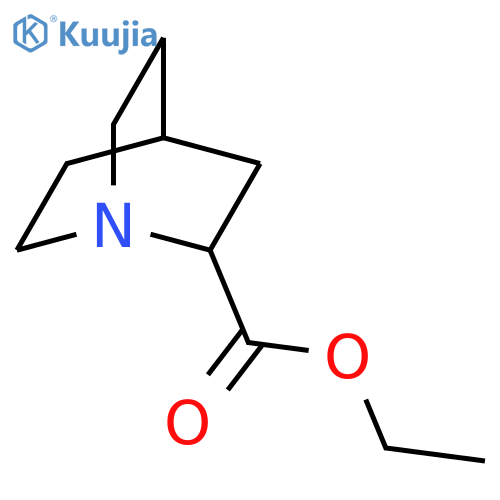 ethyl 1-azabicyclo[2.2.2]octane-2-carboxylate structure