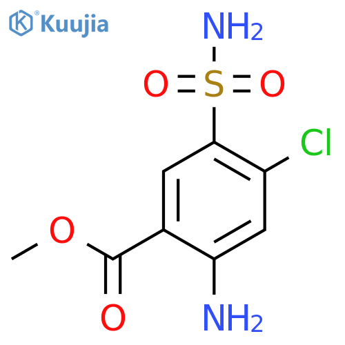 4-Chloro-5-sulfamoylanthranilic Acid Methyl Ester structure