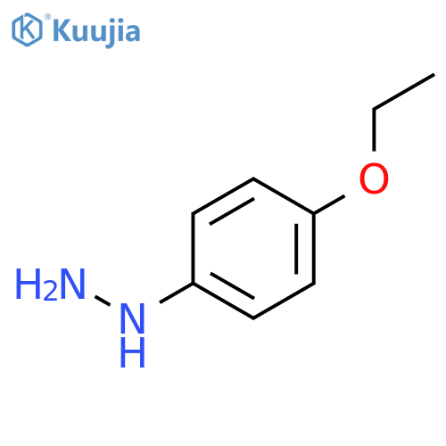 Hydrazine, (4-ethoxyphenyl)- structure
