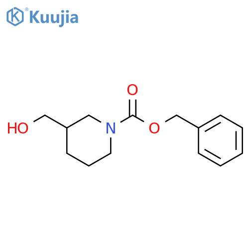Benzyl 3-(hydroxymethyl)piperidine-1-carboxylate structure