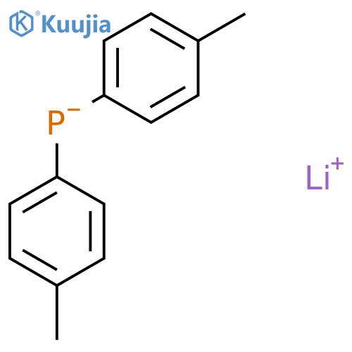 Lithium di-p-tolylphosphanide structure