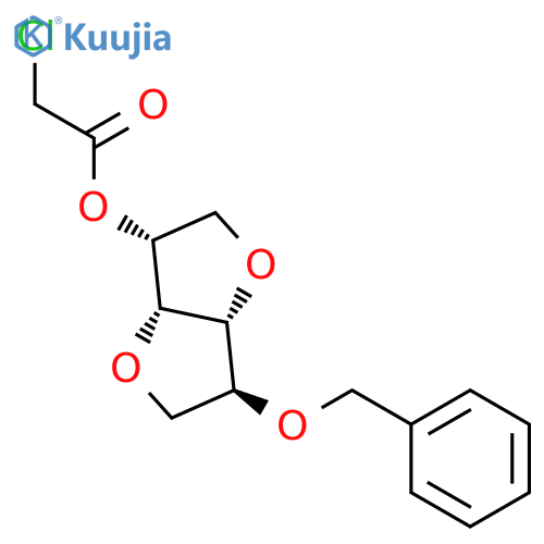 D-Glucitol,1,4:3,6-dianhydro-2-O-(phenylmethyl)-, chloroacetate (9CI) structure