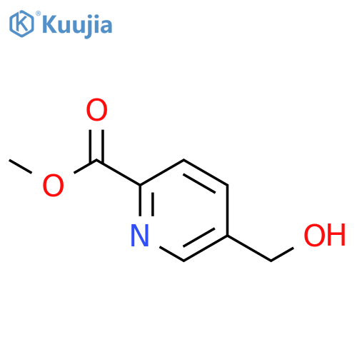 methyl 5-(hydroxymethyl)pyridine-2-carboxylate structure