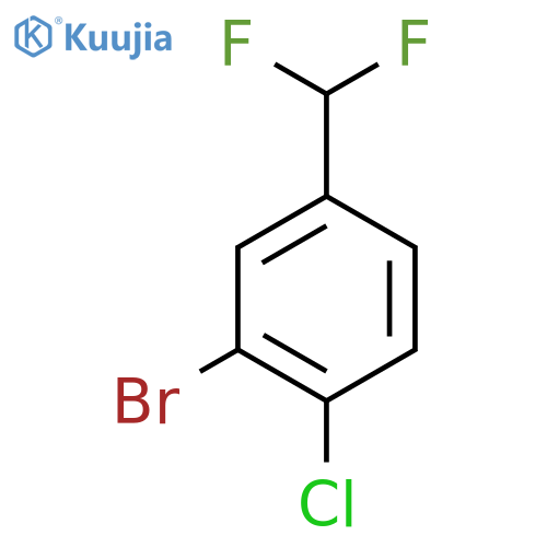 2-Bromo-1-chloro-4-(difluoromethyl)benzene structure