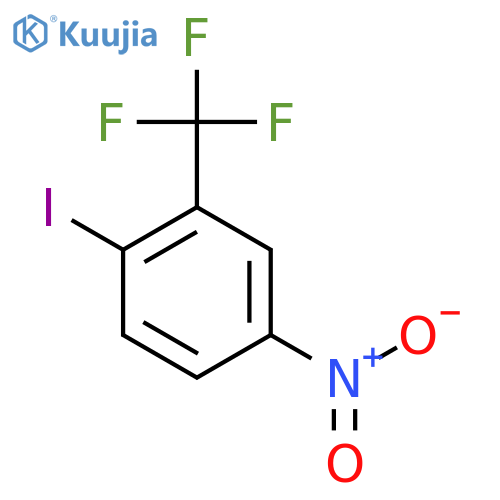 1-Iodo-4-nitro-2-(trifluoromethyl)benzene structure