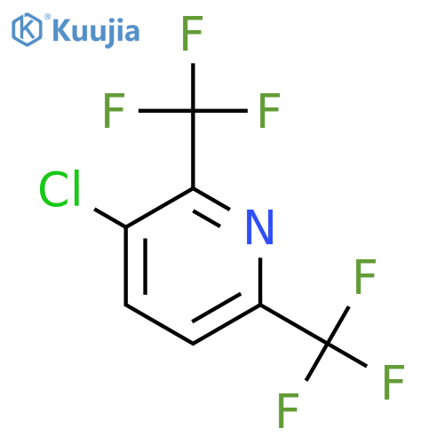 3-Chloro-2,6-bis(trifluoromethyl)pyridine structure