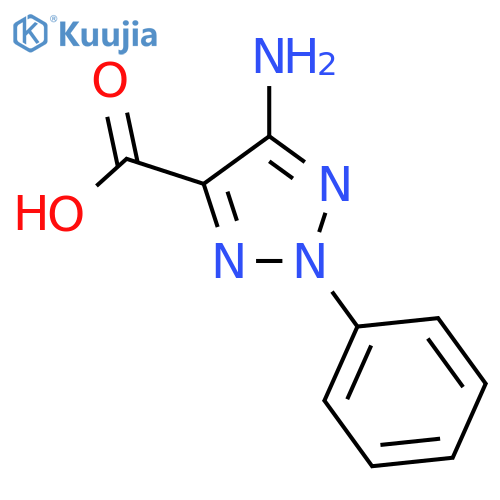 5-Amino-2-phenyl-2H-1,2,3-triazole-4-carboxylic Acid structure