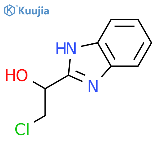 1-(1H-BENZIMIDAZOL-2-YL)-2-CHLOROETHANOL structure
