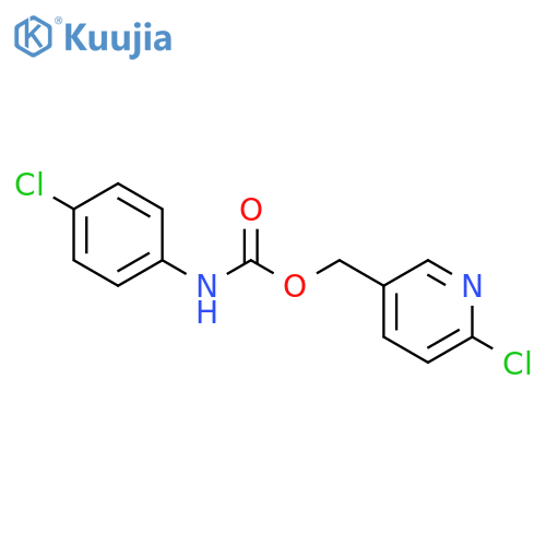 (6-chloropyridin-3-yl)methyl N-(4-chlorophenyl)carbamate structure