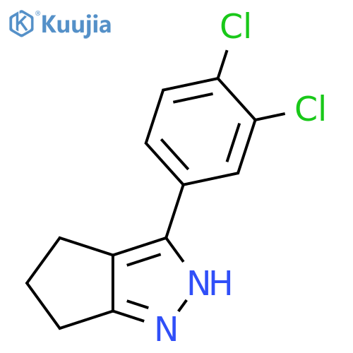 3-(3,4-Dichlorophenyl)-2H,4H,5H,6H-cyclopenta[c]pyrazole structure