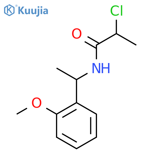 2-Chloro-N-1-(2-methoxyphenyl)ethylpropanamide structure