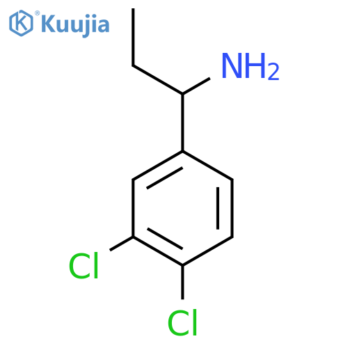 1-(3,4-Dichlorophenyl)propan-1-amine structure