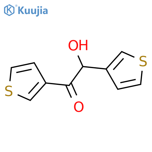 2-Hydroxy-1,2-di(thiophen-3-yl)ethanone structure