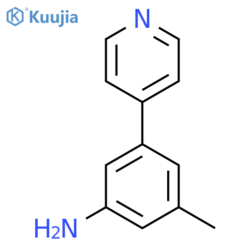 3-Methyl-5-(pyridin-4-yl)aniline structure