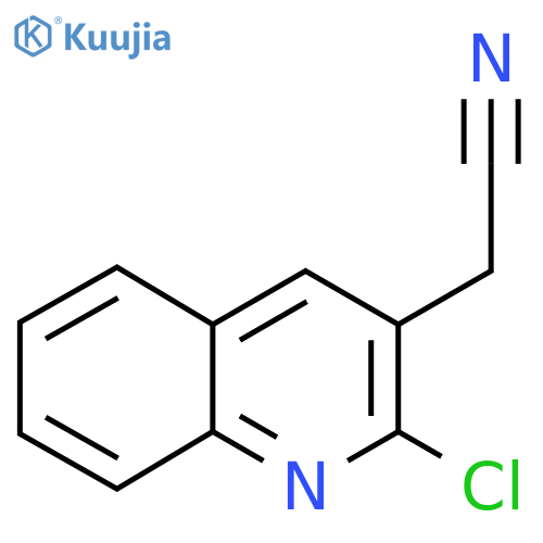 2-(2-Chloroquinolin-3-yl)acetonitrile structure