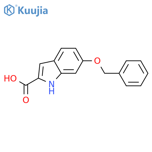 6-(Benzyloxy)-1H-indole-2-carboxylic Acid structure