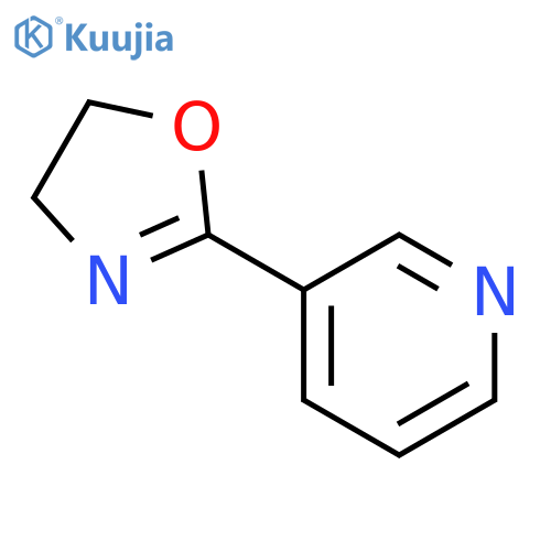 2-(3-Pyridyl)-2-oxazoline structure