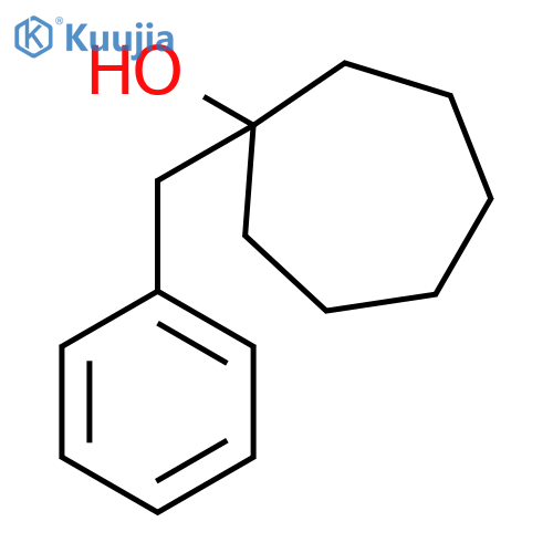 1-Benzylcycloheptanol structure