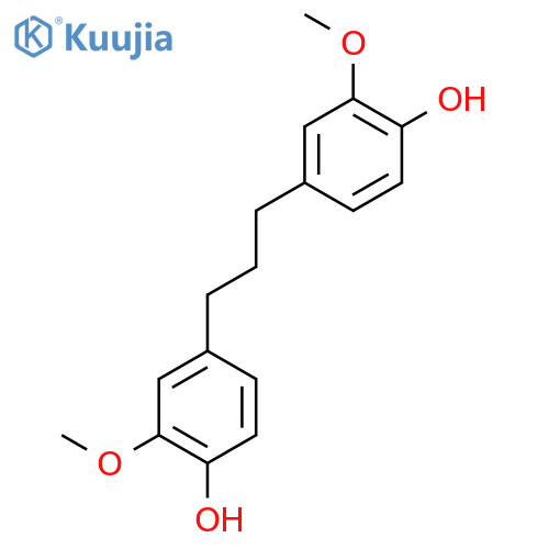 1,3-Bis-(4-hydroxy-3-methoxyphenyl)-propan structure