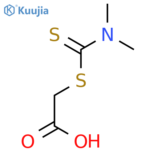 {(Dimethylamino)carbonothioylthio}acetic Acid structure